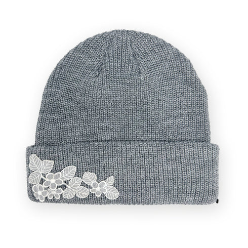 floral lace motif (front) in heather grey<span class='visuallyhidden'>; shop help at 760-978-9297.</span>