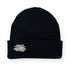 antique lace beanie (front) in black<span class='visuallyhidden'>; shop help at 760-978-9297.</span>