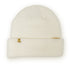 antique lace beanie (back) in creme with gold rings<span class='visuallyhidden'>; shop help at 760-978-9297.</span>