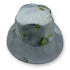 limited edition Dominique Cohen bucket hat,<br> in indigo floral silk<span class='visuallyhidden'>; shop help at 760-978-9297.</span>
