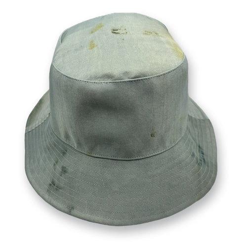 limited edition Dominique Cohen bucket hat,<br> in indigo + pericon floral silk<span class='visuallyhidden'>; shop help at 760-978-9297.</span>