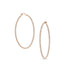 18k rose gold diamond 2-inch hoop earrings,<br>with all diamonds facing forward <span class='visuallyhidden'>Call or text 323-404-2959 for shopping assistance</span>