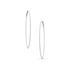 diamond extra large razor hoop earring in white gold <span class='visuallyhidden'>Call, text 323-404-2959 for shopping help.</span>