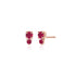ruby stack stud earrings in rose gold <span class='visuallyhidden'>; shop help at 760-978-9297.</span>