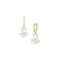 1.69 carat (pair) limited edition diamond petite fan earrings<br>with diamond-faced huggie hoop earwires <span class='visuallyhidden'>Call, text 323-404-2959 for shopping assistance.</span>
