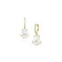 1.69 carat (pair) limited edition diamond petite fan earrings<br>with diamond-faced huggie hoop earwires <span class='visuallyhidden'>Call, text 323-404-2959 for shopping assistance.</span>