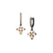 Dominique Cohen diamond quatro drop earring in champagne diamonds and black gold <span class='visuallyhidden'>Call, text 323-404-2959 for shop help.</span>