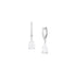 Dominique Cohen 2.12ct (pair) pear cut diamond drop earring on diamond huggie hoop <span class='visuallyhidden'>Call, text 323-404-2959 for shopping help.</span>