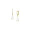 Dominique Cohen pear cut diamond drop earring on diamond huggie hoop <span class='visuallyhidden'>Call, text 323-404-2959 for shopping help.</span>