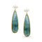 teal tourmaline, yellow diamond, white diamond elongated teardrop one of a kind earrings<span class='visuallyhidden'>; shopping help at 323-404-2959.</span>