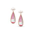 one of a kind banded tourmaline, champagne diamond, white diamond teardrop earrings<span class='visuallyhidden'>; shopping help at 323-404-2959.</span>