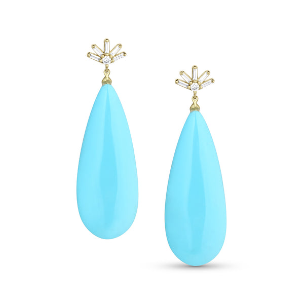 sister earrings on diamond spray posts <span class='visuallyhidden'>Call, text 323-404-2959 for shop help.</span>