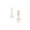 light champagne diamond asscher cut + baguette cut 18k rose gold earrings<span class='visuallyhidden'>; shop help at 760-978-9297.</span>