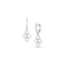 Dominique Cohen petite bella earrings in white diamonds and 18k white gold<span class='visuallyhidden'>; shop help at 760-978-9297.</span>