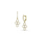 Dominique Cohen petite bella earrings in white diamonds and 18k yellow gold<span class='visuallyhidden'>; shop help at 760-978-9297.</span>
