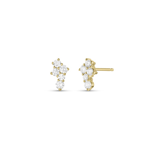 Dominique Cohen diamond constellation post earrings in 14k yellow gold<span class='visuallyhidden'>; shop help at 760-978-9297.</span>