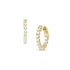 Dominique Cohen one carat huggie hoops in yellow gold<span class='visuallyhidden'>; shop help at 760-978-9297.</span>