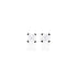 Dominique Cohen two carat (pair) asscher-cut diamond stud earrings in 18K black gold<span class='visuallyhidden'>; shop help at 760-978-9297.</span>