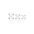 Dominique Cohen asscher-cut diamond studs in 4ct, 3ct, 2ct sizes, in 18k black gold<span class='visuallyhidden'>; shop help at 760-978-9297.</span>