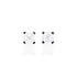 Dominique Cohen four carat (pair) of asscher-cut diamond stud earrings, in 18k black gold<span class='visuallyhidden'>; shop help at 760-978-9297.</span>