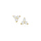 Dominique Cohen diamond trio cluster stud earrings in 14k yellow gold<span class='visuallyhidden'>; call 760-978-9297 for shop help.</span>