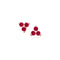 Dominique Cohen ruby trio cluster stud earrings in 14k rose gold<span class='visuallyhidden'>; call 760-978-9297 for shop help.</span>