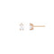 Dominique Cohen pear-cut diamond stud earrings, in rose gold<span class='visuallyhidden'>; shop help at 760-978-9297.</span>