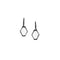 Dominique Cohen elongated hexagon retro-style 4ct diamond drop earrings in 18k black gold<span class='visuallyhidden'>; shop help at 760-978-9297.</span>