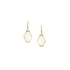 Dominique Cohen elongated hexagon retro-style 4ct diamond drop earrings in 18k yellow gold<span class='visuallyhidden'>; shop help at 760-978-9297.</span>