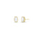 Dominique Cohen elongated hex diamond post earrings, in 18k yellow gold<span class='visuallyhidden'>; shop help at 760-978-9297.</span>