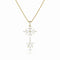 Dominique Cohen diamond trillions grande cross<br>pendant necklace in 18k yellow gold <span class='visuallyhidden'>Call, text 323-404-2959 for shopping help.</span>