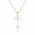 Dominique Cohen diamond trillions grande cross<br>pendant necklace in 18k yellow gold <span class='visuallyhidden'>Call, text 323-404-2959 for shopping help.</span>