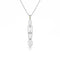 special cuts mixed shapes vertical diamond pendant necklace, in 18k white gold <span class='visuallyhidden'>Call, text 323-404-2959 for shopping help.</span>
