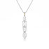 special cuts mixed shapes vertical diamond pendant necklace, in 18k white gold <span class='visuallyhidden'>Call, text 323-404-2959 for shopping help.</span>