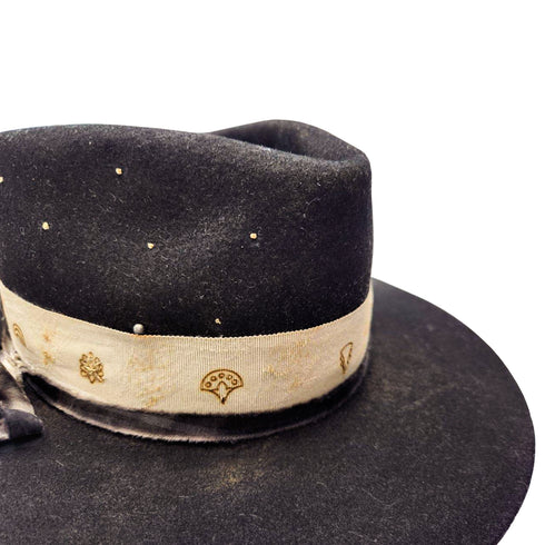 with a sterling silver hat pin tucked into the ribbon <span class='visuallyhidden'>Call or text 323-404-2959 if you need shopping assistance.</span>