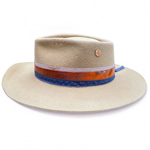 left profile includes our diamond-kissed dragonfly charm, and hat pin <span class='visuallyhidden'>Phone or text 323-404-2959 for shopping assistance</span>