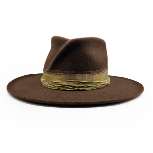 her twist-front crown and pencil roll brim, as seen head-on<span class='visuallyhidden'>; shop help at 760-978-9297.</span>