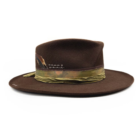 the flow of her twist crown and pencil-roll brim add to her landscape-inspired vibe<span class='visuallyhidden'>; shop help at 760-978-9297.</span>