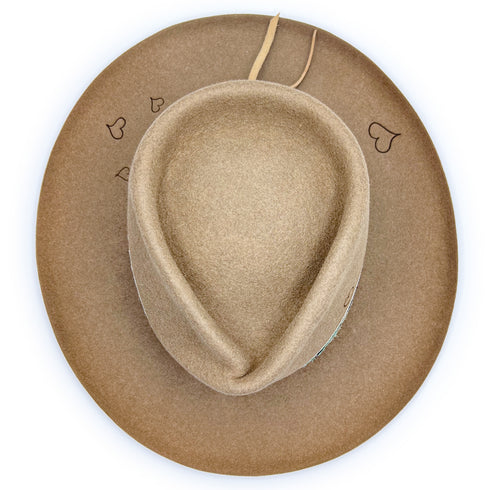 from overhead, a beauty of hand-done light distress work <span class='visuallyhidden'>Call, text 323-404-2959 for shopping assistance</span>