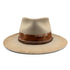 head-on, a classic fedora with a flat-to-pencil-roll brim (pencil roll at rear)<span class='visuallyhidden'>; shop help at 760-978-9297.</span>
