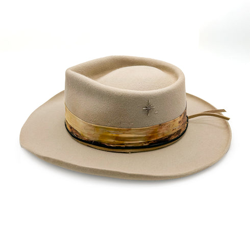 designer fedora in the moment, left profile<span class='visuallyhidden'>; 323-404-2959 for shop help.</span>