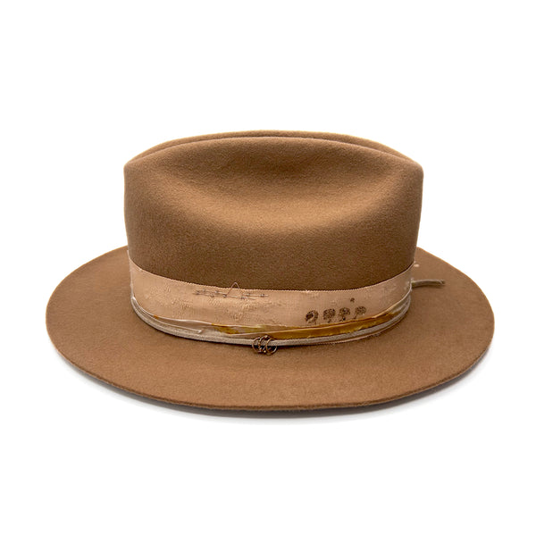 left profile, with artful wire, burn, textile, and (of course!) jewelry detailing<span class='visuallyhidden'>; shop help at 760-978-9297.</span>