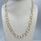 TO DO grande hex vintage soldered chain,<br>in 18k rose gold,<br>22in