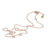 wear the included 18k rose gold delicate beaded chain at 22, 21, 20 inches <span class='visuallyhidden'>Text, call 323-404-2959 for shopping help.</span>