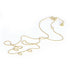 wear the included 18k yellow gold delicate beaded chain at 22, 21, 20 inches <span class='visuallyhidden'>Text, call 323-404-2959 for shopping help.</span>