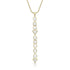 Dominique Cohen diamond mixed shapes bezels vertical bar pendant necklace in 18k yellow gold<span class='visuallyhidden'>; shopping help at 323-404-2959.</span>