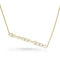 horizontal mixed shapes diamonds pendant necklace, in white diamonds and yellow gold <span class='visuallyhidden'>Call, text 323-404-2959 for shopping help.</span>