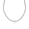 graduated bezel rounds diamond tennis choker in white diamonds and 18k black gold <span class='visuallyhidden'>Call, text 323-404-2959 for shopping help.</span>