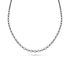 graduated bezel rounds diamond tennis choker in white diamonds and 18k black gold <span class='visuallyhidden'>Call, text 323-404-2959 for shopping help.</span>