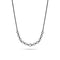 Dominique Cohen graduated diamond bezel bar layering choker, 16 inch, in white diamonds and 18k black gold <span class='visuallyhidden'>Call, text 323-404-2959 for shopping help.</span>